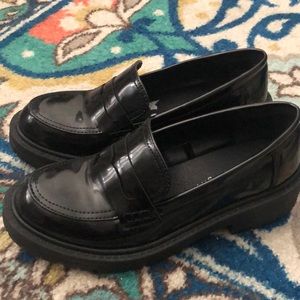 Madden Girl Black Loafers